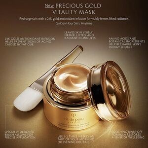 Cle de Peau Beaute Precious Gold Vitality Mask (BNIB)!
